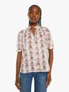 Alix Of Bohemia Winnie Shirt Trumpet Lily In Multi - Size X-large In Multi