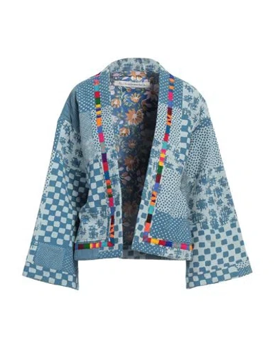 Alix Of Bohemia Woman Jacket Pastel Blue Size S Cotton