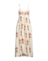 Alix Of Bohemia Woman Maxi Dress Cream Size L Cotton