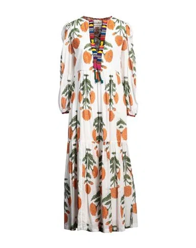 Alix Of Bohemia Woman Maxi Dress White Size M Cotton