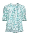 Alix Of Bohemia Woman Shirt Turquoise Size S Tencel In Blue