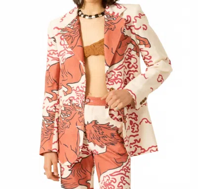 Alix Of Bohemia Women's Afternoon Rouge Pegasus Blazer In Off-white In Multi