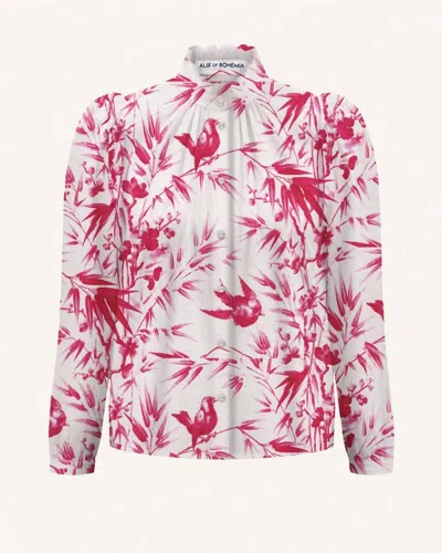 Alix Of Bohemia Women's Artemis Rosette Swallow Shirt In Off White