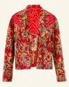 Alix Of Bohemia Women's Dune Rosemary Print Jacket In Red In Red