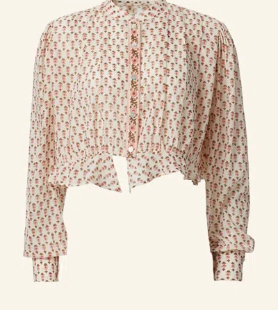 Alix Of Bohemia Women's Ryland Antique Shirt In White Tulip In Gray