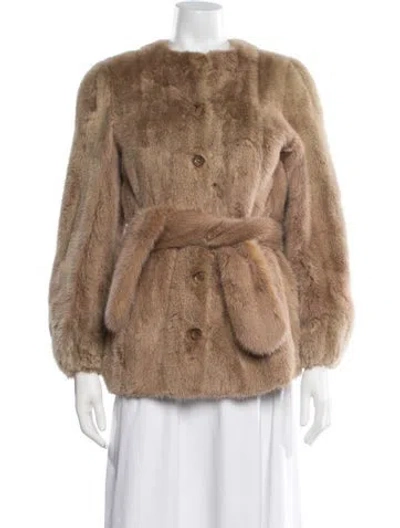 Pre-owned Alixandre Furs Fur Fur Jacket In Neutral