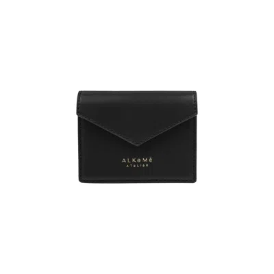Alkeme Atelier Women's Fire Mini Wallet - Black