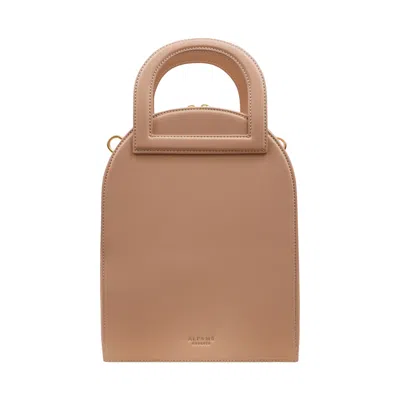 Alkeme Atelier Women's Neutrals Earth Arch Satchel - Nude In Brown