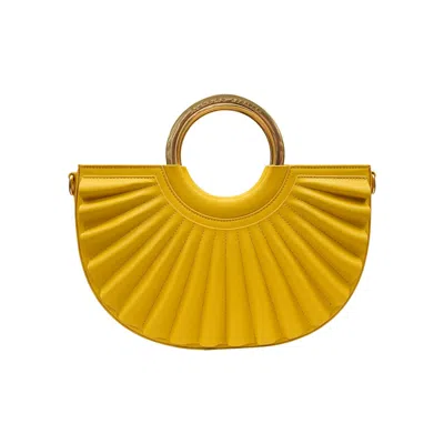 Alkeme Atelier Women's Orange Water Moon Cross Body - Yellow