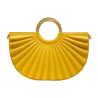 Alkeme Atelier Women's Orange Water Moon Satchel - Yellow