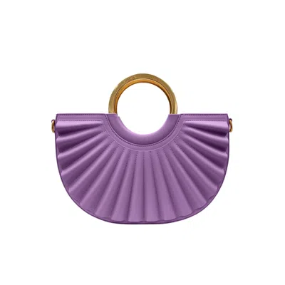 Alkeme Atelier Women's Purple Water Moon Cross Body Lilac
