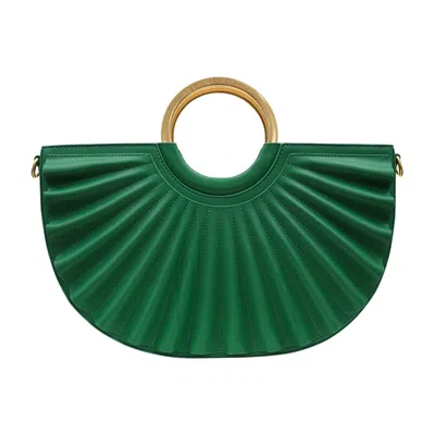 Alkeme Atelier Women's Water Moon Satchel - Green
