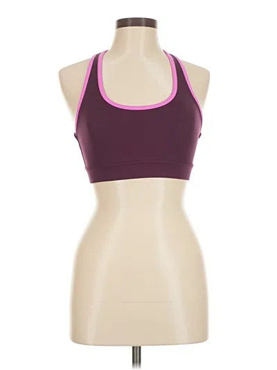 Pre-owned All Access Sleeveless Top Purple Halter Neckline Tops