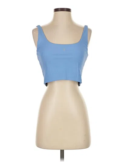 Pre-owned All Access Tank Top Blue Strapless Neckline Tops