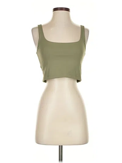 Pre-owned All Access Tank Top Green Strapless Neckline Tops
