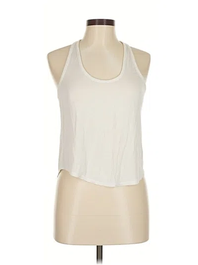 Pre-owned All Access Tank Top Ivory Halter Neckline Tops In White