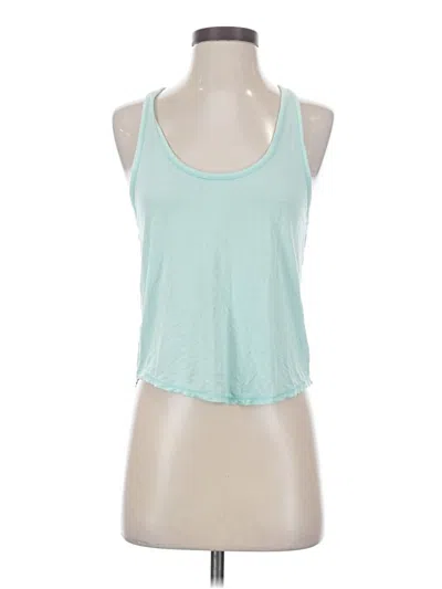 Pre-owned All Access Tank Top Teal Halter Neckline Tops