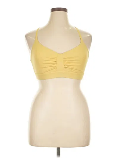 Pre-owned All Access Tank Top Yellow Strapless Neckline Tops