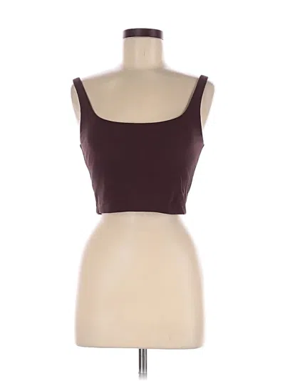 Pre-owned All Access Tube Top Burgundy Strapless Neckline Tops