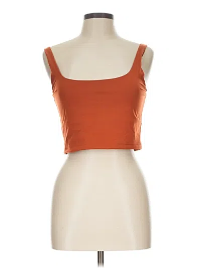 Pre-owned All Access Tube Top Orange Strapless Neckline Tops
