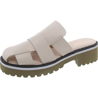 All Black Banded Lugg Mule Womens Leather Mule Mule Sandals In Multi