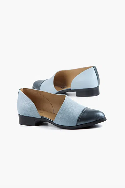 All Black D'orsay Cowman In Blue