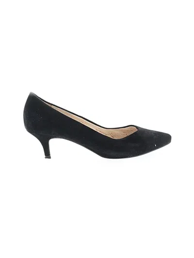 Pre-owned All Black Heels In Black