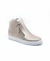 All Black Hi Perf & Zip In Sneaker In Rose Gold In Multi
