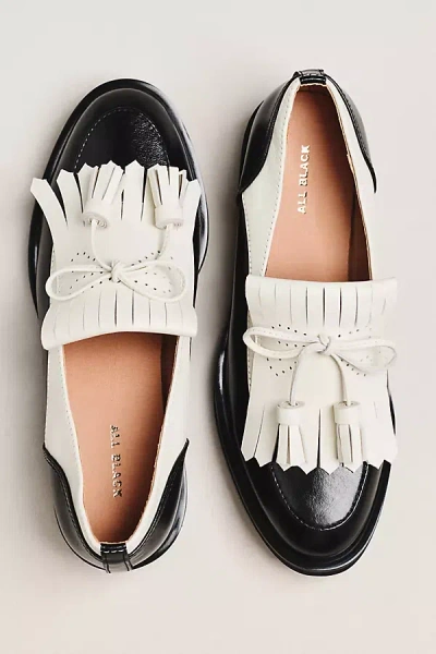 All Black Kitty Guy Loafers In Black