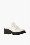 ALL BLACK LUGG LADY MULE IN IVORY