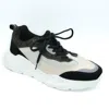 All Black New Wave Fashion Sneaker In Black/multi