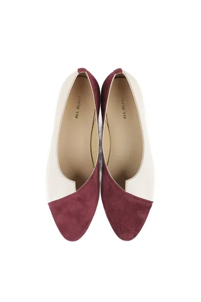 All Black Overlap Cb Shoes In Wine In Brown