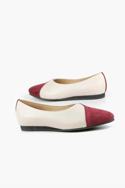 All Black Overlap Cb Shoes In Wine In Pink