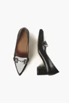 All Black Pt Links Pump Heels In Black In Black