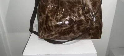 All Black Women's Atrani Bag In Distressed Coffee In Multi