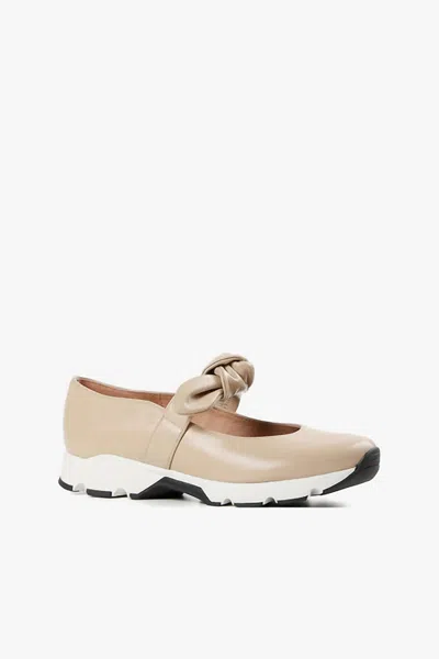 All Black Women's Big Bow Mj Slip On In Nude