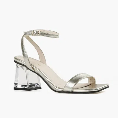 All Black Women's Crystal Lady Heeled Sandal In Gold