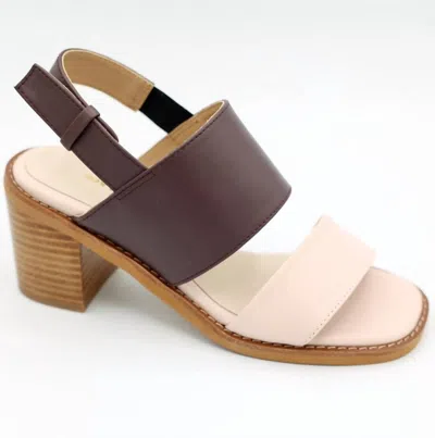 All Black Women's Double Band Heel In Pink