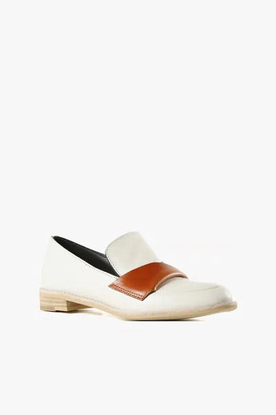 All Black Women's Flatsash Cowman Loafer In Orange White