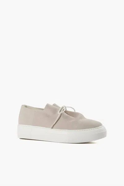 All Black Women's Gathered Sneaker In Grey In Gray