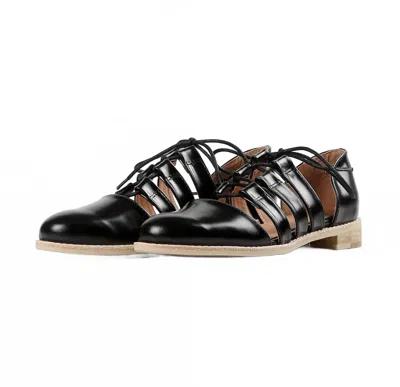 All Black Women's Gillie D'orsay Flats In Black