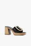 All Black Women's Hi Elegante Buckle Heel In Black In Black