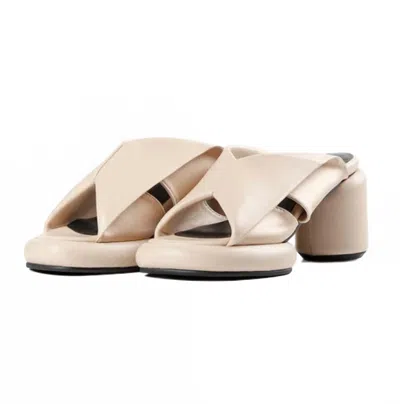All Black Women's Mod Collar Mules In Pink/tan In Multi