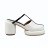 All Black Women's Mod T Mule In White In White