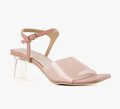 All Black Women Ms Glamour Acrylic Heel In Pink