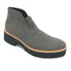 All Black Women's Nu Banded Bootie In Grey In Gray