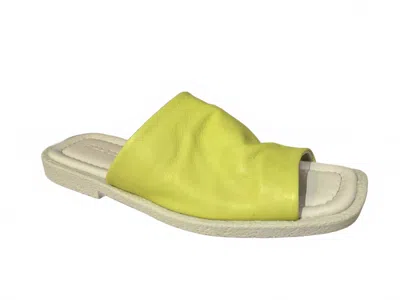 All Black Women's Ot Cover Slide Sandals In Chartreuse In Multi
