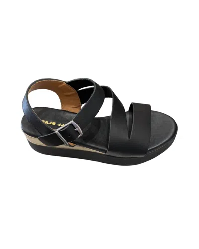 All Black Women's Platform Sandals In Black