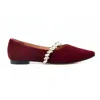 All Black Women's Royal Flat In Purple In Purple