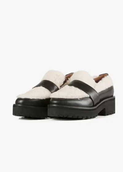 All Black Women's Sherpa Loafer In Black